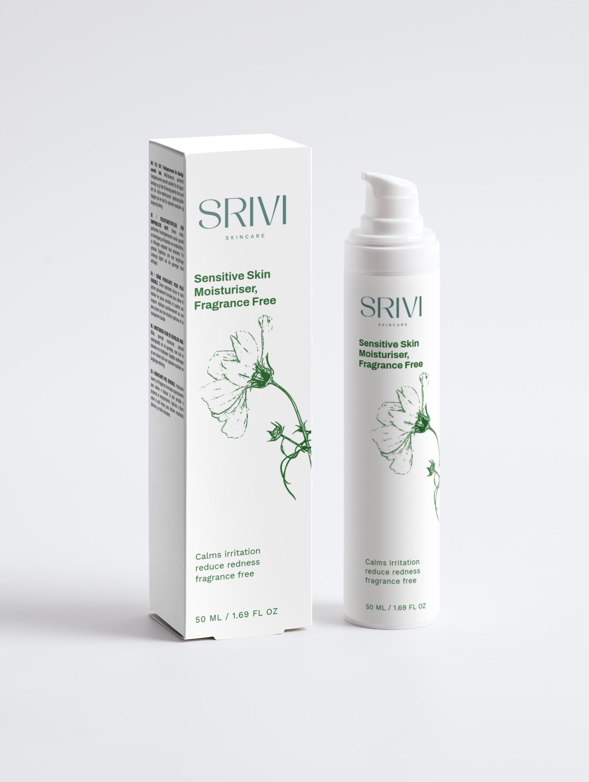 Sensitive Skin Moisturizer, Fragrance Free