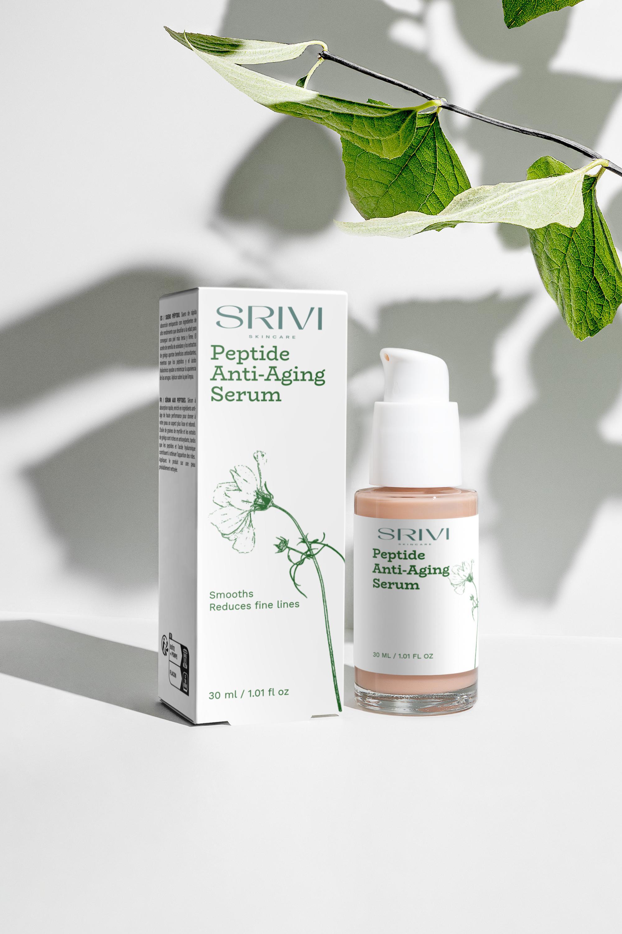Peptide Anti-Aging Serum – SRIVI Skincare